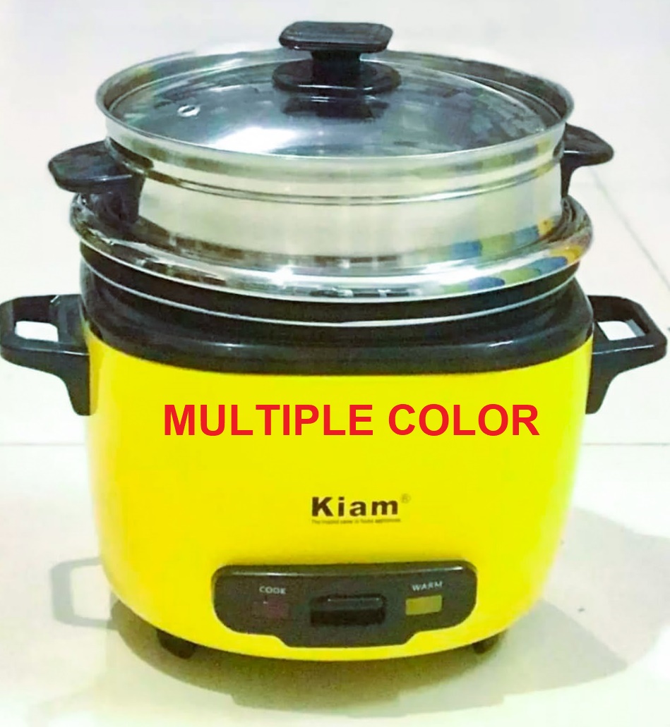 Picture of Kiam double pot rice cooker 1.8 liter DRC-9702 MULTIPLE COLOR
