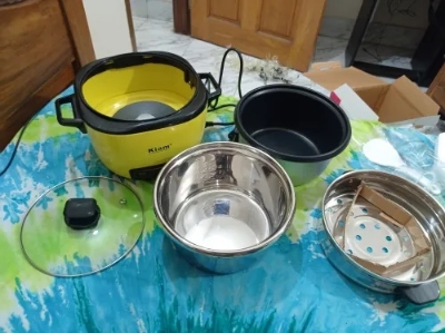 Picture of Kiam double pot rice cooker 2.8 liter DRC-9704 MULTIPLE COLOR