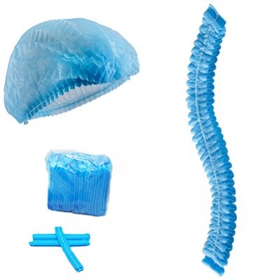 Picture of 40 Pcs Kitchen Multipurpose Head Cover Hair Net Senga Bouffant Mop Clip - Medical Anti Dust Tissue Mob Cap