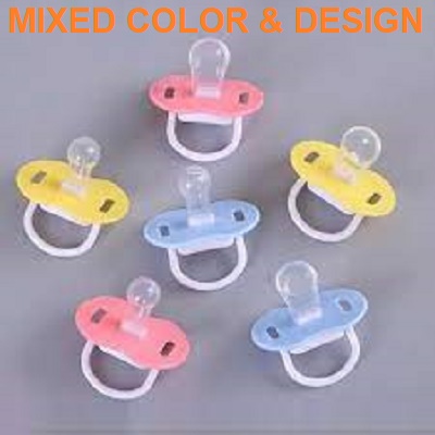 Picture of 2 Pieces Food Grade Silicone Baby Pacifiers Teethers Toddler Pacifier Orthodontic Soothers Teat for Baby Pacifier