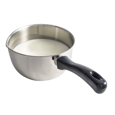 Picture of Stainless Steel Milk Pan with Bakelite Long Handle 304 FOOD GRADE