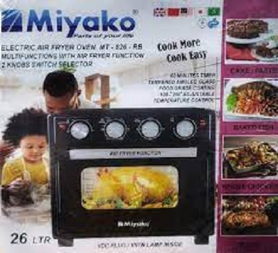 Picture of 26 Liter Miyako Air Fryer + Electric Oven MT-826-RB