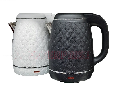 Picture of Miyako 1.8L Electric Kettle Cordless Leather Design Cool Touch Body MJK-108 LTH 2000Watt