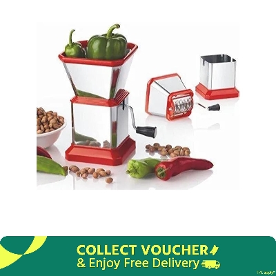 Picture of Stainless Steel Onion, Chilly, Dry Fruit and Vegetable Cutter Chopper
