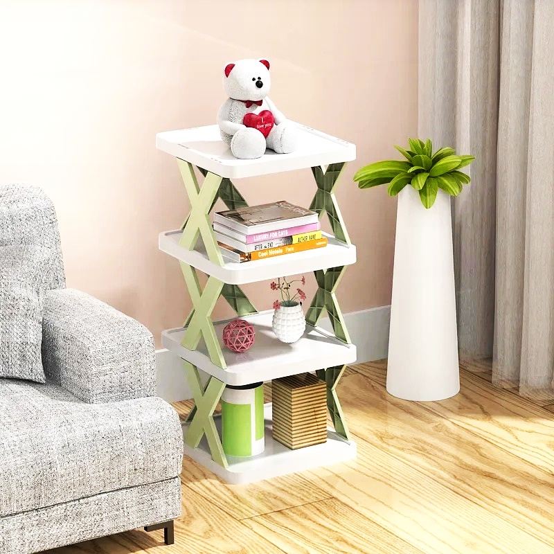 Picture of Multi-functional household foldable shoe cabinet, home balcony toy foldable storage