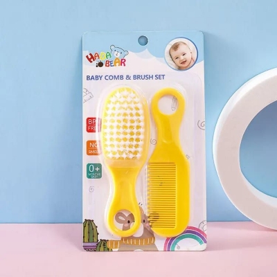 Picture of Baby comb Care Set, Newborn Hair Brush Shampoo Round Hair Comb Head