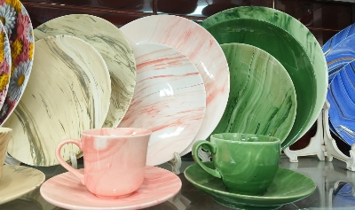 Picture of 32 Pieces Ariane Dinner Set Marble Design (COLOR AS PER PICTURES)