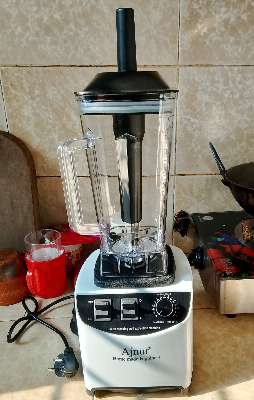 Picture of 2200 Watts Ajnur Commercial Blender Plus Mixer Grinder STEEL BUSH (2 JAR)
