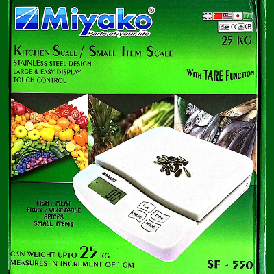 Picture of Miyako SF-550 Kitchen Scale /Jewelry Scale/ Small Item Scale Touch Control 25 kg