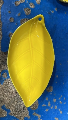 Picture of New leaf design 7 Pcs Sweet Bowl Set Including Serving Dish , Oven Proof porcelain Ceramic Porcelain Snack Bowl Set,Ceramic Firni Set & bati, Soup & Firni Bati (Multicolour)