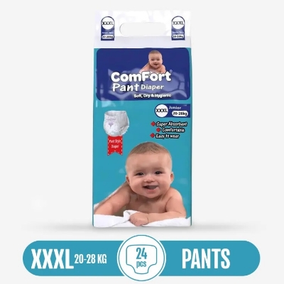Picture of Comfort Baby Pant Diapers XXXL Size(20-28kg)-24pc