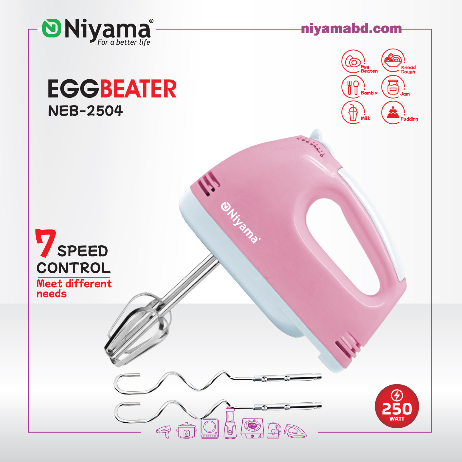 Picture of Nlyama Egg Beater NEB-2504