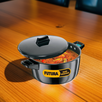 Picture of Hawkins Futura Hard Anodised Cook n Serve 4 Liter