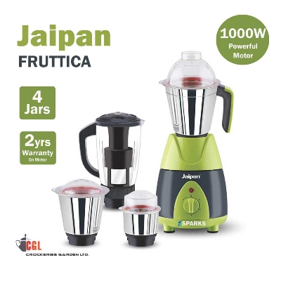 Picture of Jaipan Fruttica 1000 WATT 4 in 1 Mixer Grinder