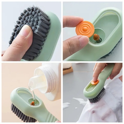 Picture of Multifunctional Liquid Shoe Brush Cleaners Soap Dispenser Cleaning Brush Tools