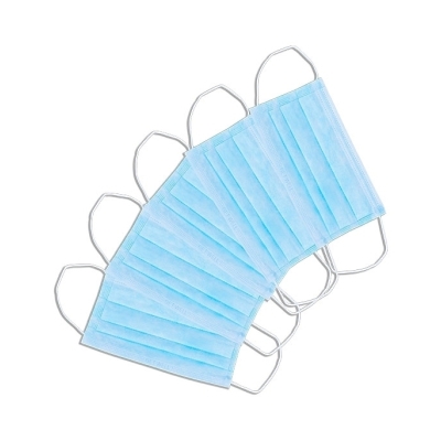 Picture of 50 Pcs Geetwell Surgical Face Mask 3 Ply Including Melt Blown Layer With Nose Bar For Adult