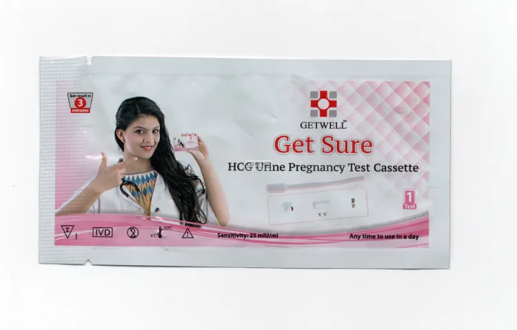 Picture of 02 Pcs Get Sure Pregnancy Test Digital Cassette Device Kit / Urine HCG Check Strips