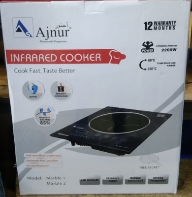 Picture of Ajnur MARBLE Infrared Cooker 2200WATT  INVERTER FOR ANY POT