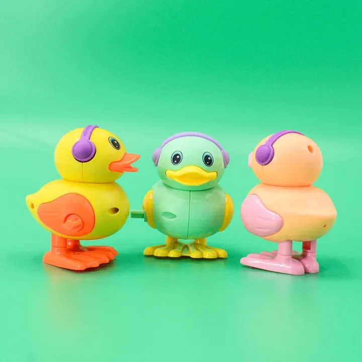 Picture of Cute And Little Clockwork Jumping Duck Toy for Kids Set of 1