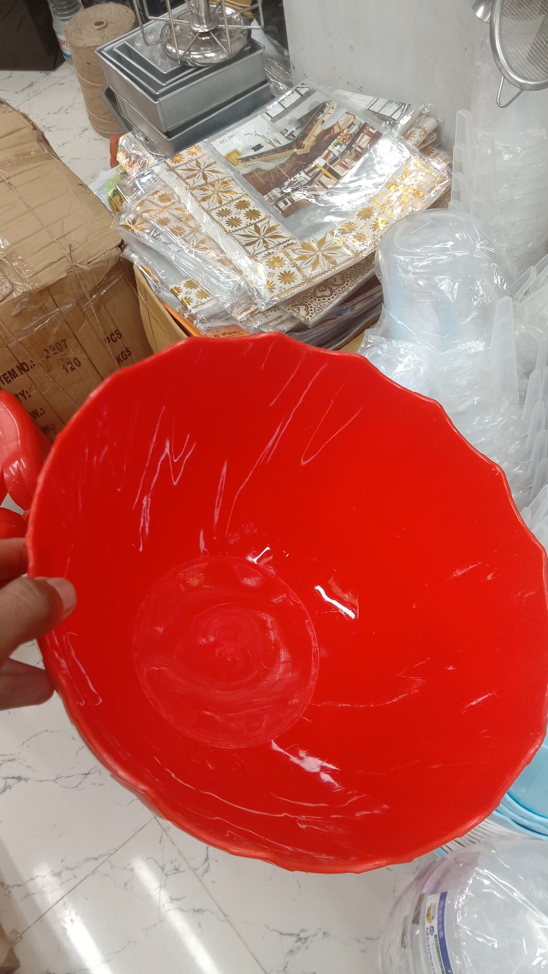 Picture of Plastic Round Mukut Bati, Mukut Bowl for Kitchen