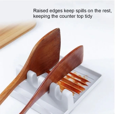 Picture of Spoon Holder, Spoon Rest Holder Utensil Organizer.