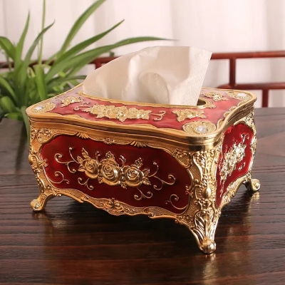 Picture of Universal Luxury European Style Acrylic Tissue BoxFashion High Grade Home/ Office/ Hotel/ Car Facial Tissue Box