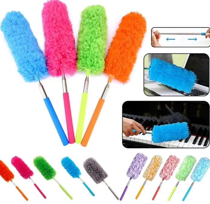 Picture of Extendable Handle Microfiber Duster for Cleaning, Dusters with Telescoping Extension Pole Mini Dusters for Cleaning Car Window