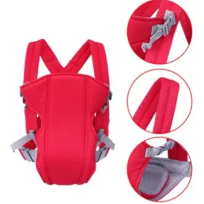Picture of BabyGo 4-in-1 Baby Carrier With Comfortable Cushioned Head Support & Buckle Straps Multicolor