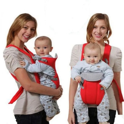 Picture of BabyGo 4-in-1 Baby Carrier With Comfortable Cushioned Head Support & Buckle Straps Multicolor