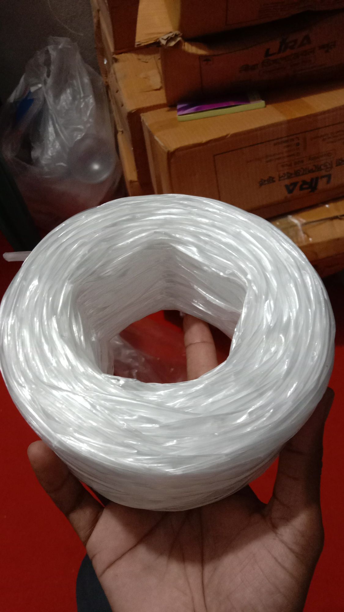 Picture of 1 Pcs Plastic Rope/Plastic Roshi/Plastic Dori White colors