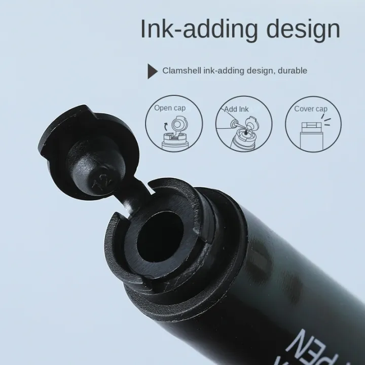 Picture of 12 Pieces Refillable Permanent Marker Pen