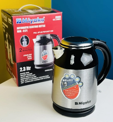 Picture of 2.3 Litre Miyako Automatic Electric Kettle  MJK-S171  Made in Malaysia