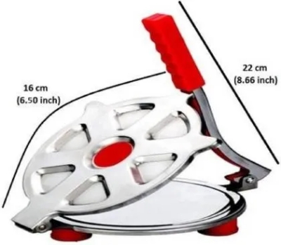 Picture of Stainless Steel Roti Maker / Puri Press Size: 6.5Inches (Silver)