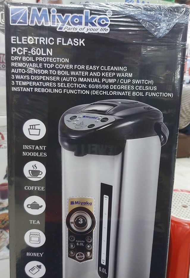Picture of Miyako Water heater/ Electric Flask/ Keep-Warm 6 Liter PCF-60LN