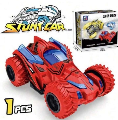 Picture of Stunt Spinning Toy Car RED.Kids Pull Back Car for 3 Year Old Boy Girl and Toddler.Up 360 Upright Rotation Game