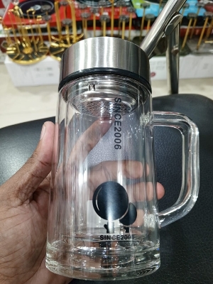 Picture of 1 Double Wall Glass Green Tea Bottle