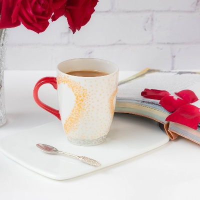 Picture of 2 Sprinkled Heart Mugs For Couple