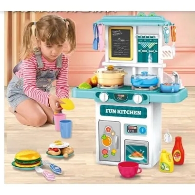 Picture of Kitchen Cooking Spraying W/Spray Effect & 50 Accessories Toy Set For Kids