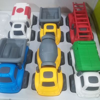 Picture of 2 PCS Construction Playing Vehicles For Children MULTICOLOUR