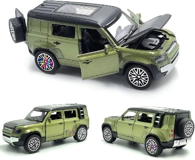 Picture of 1PC Range Rover Alloy Diecast Metal SUV 1/32 Scale Car Toy for Kids Open Door Pull Back
