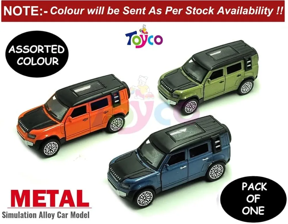 Picture of 1PC Range Rover Alloy Diecast Metal SUV 1/32 Scale Car Toy for Kids Open Door Pull Back