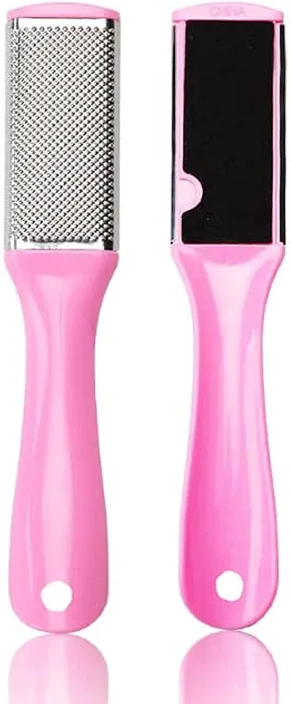 Picture of 1 PC Foot File Hard Skin Remover Foot Care Pedicure Tool Stainless Steel Double Sided Foot Scraper MULTICOLOUR