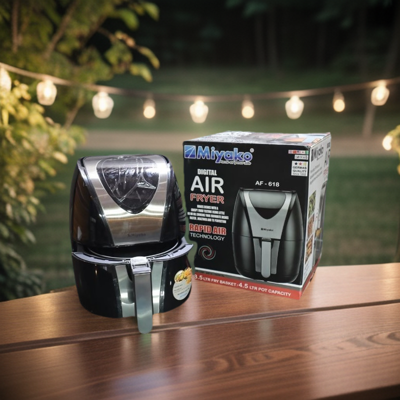 Picture of Miyako Digital Electric Air Fryer AF-618 | 3.5 Ltr Fry Basket | 4.5 Ltr Pot Capacity