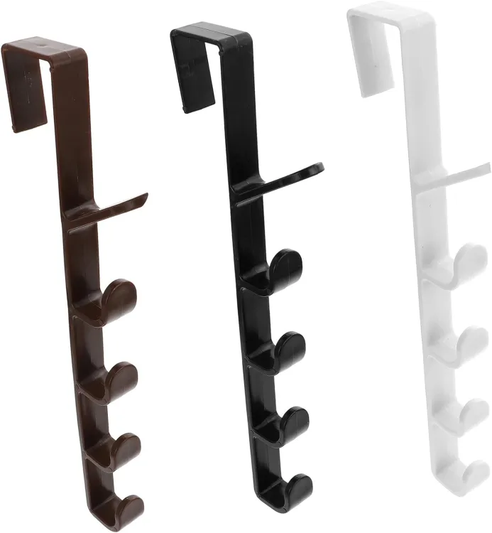 Picture of ABS Door Hanger: Towel Rack, Kitchen Hook, Portable Cup Holder & Hanging Bag