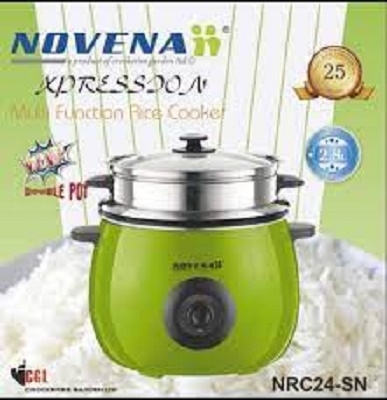 Picture of Novena Multi Function Rice Cooker Xpression 3 Liter NRC-24SN DOUBLE POT