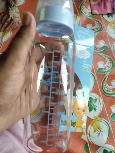 Picture of ApplebearBaby Feeder Apple Bear PP Feeding Glass Bottle with Silicone Nipple 200ml