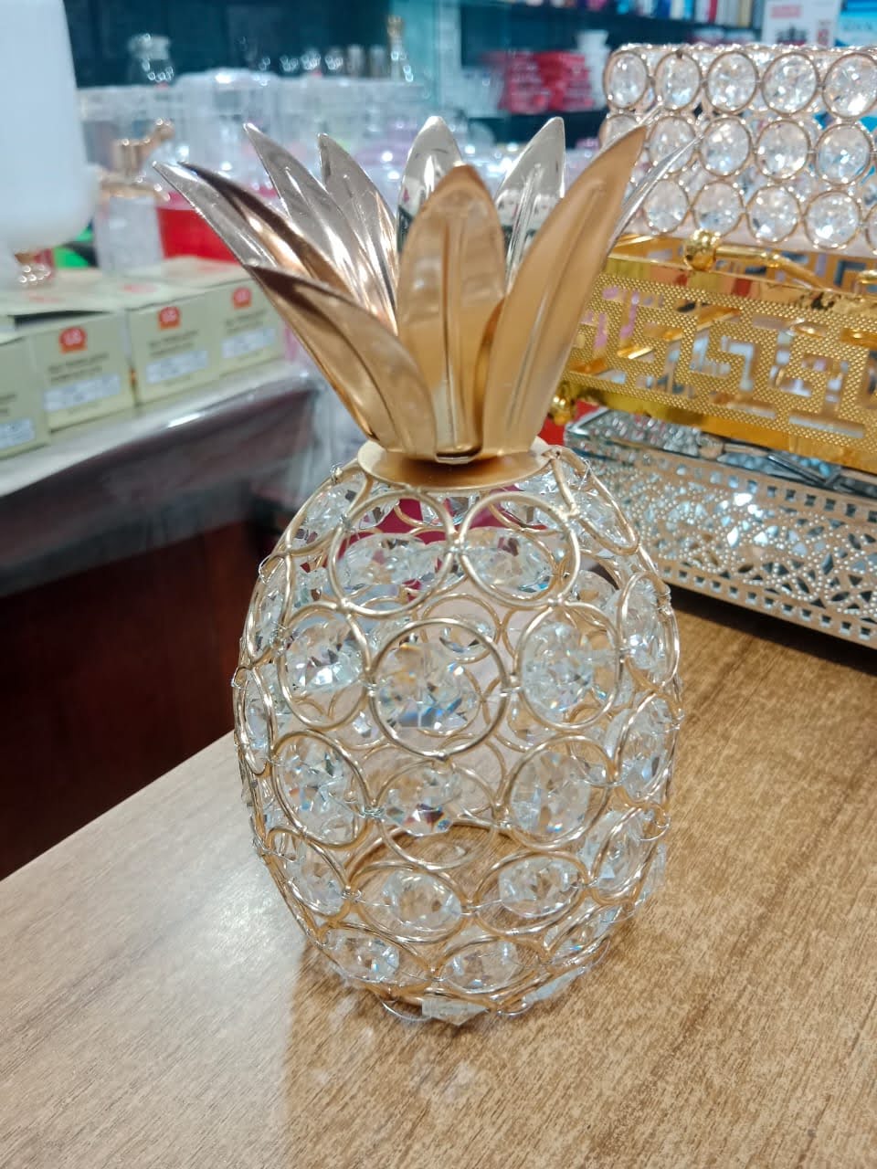 Picture of Candle Crystal Decor Christmas Decor Wedding Decor Desktop Adornment Candle Stand Home Decor Candle Holder European Style Candlestick