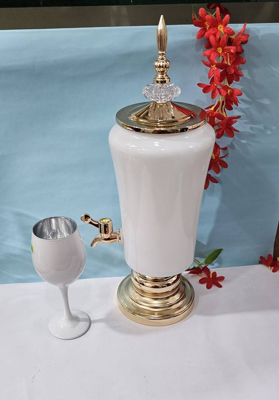 Picture of 7 Pcs Golden Glass Juice Dispenser & Glass Set3