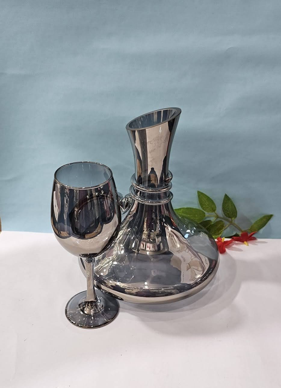 Picture of 7 Pcs Borosilicate Glass Water Juice Jug & Glass Set