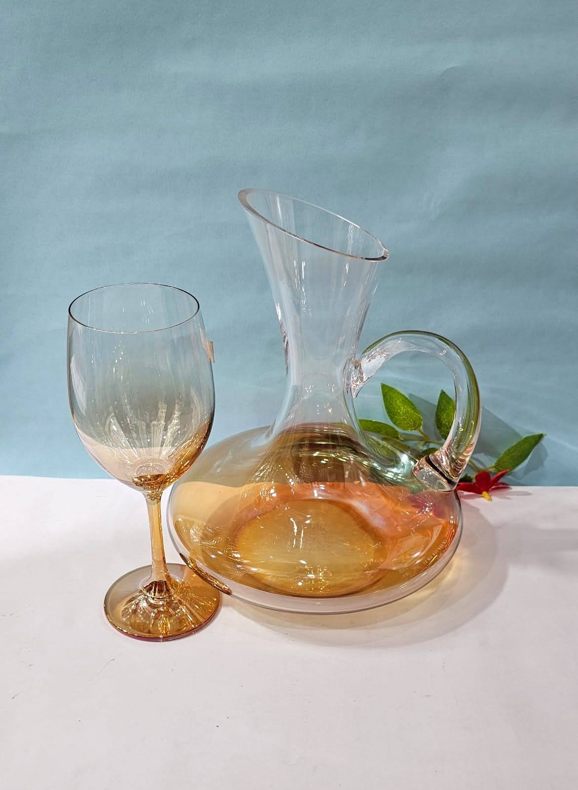 Picture of 7 Pcs Borosilicate Glass Water Juice Jug & Glass Set2